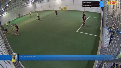 But de Antoine (8-15) - PIRATES FC Vs TEAM PATIO - 05/10/21 21:00 - LIGUE 1 - Poitiers Game Parc