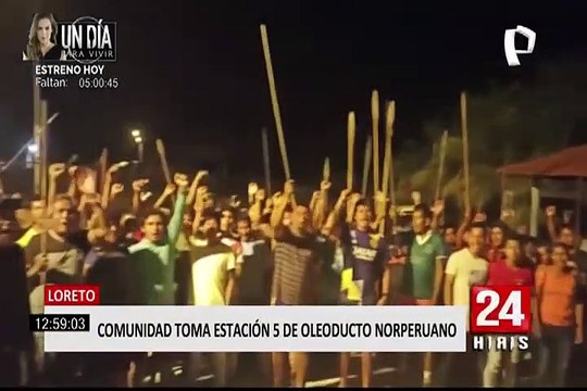 Loreto: nativos awajún toman Estación 5 de Oleoducto Norperuano