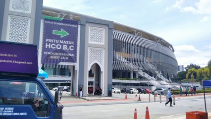 Suasana Di Luar Stadium Bukit Jalil Kuala Lumpur Malasyia