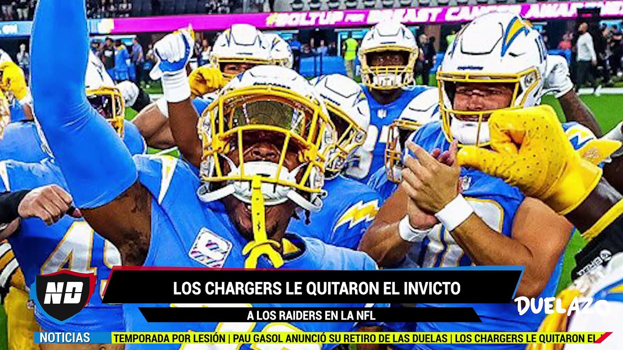 Se terminó el invicto de los Raiders
