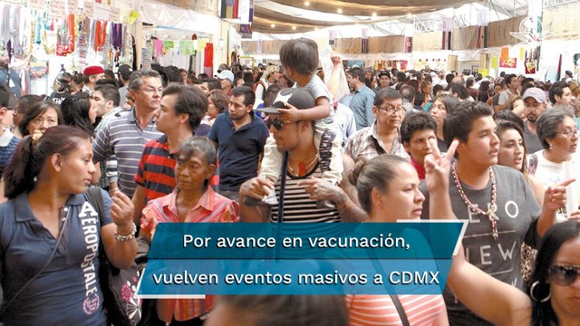 CDMX va por reanudar los eventos masivos