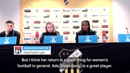 Lyon delight at Hegerberg return