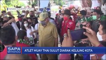 Atlet Muay Thai Sulut Diarak Keliling Kota