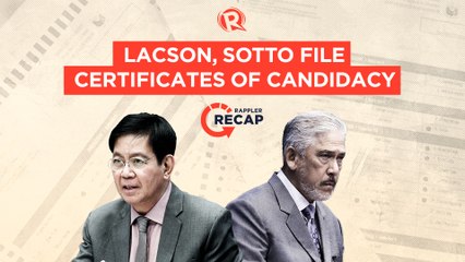 Download Video: Rappler Recap: Lacson, Sotto file certificates of candidacy