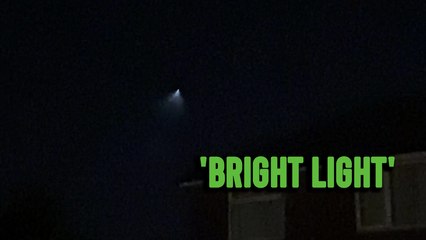 'UK spectators PUZZLED by mysterious 'bright light' descending into Earth's atmosphere '