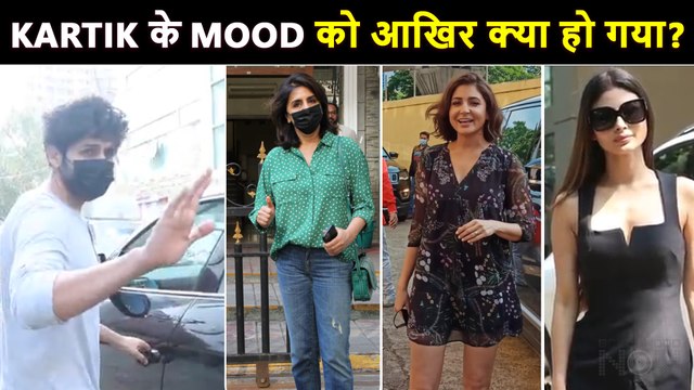 Anushka's Sweet Gesture, Kartik Not In A Good Mood?, Mouni's H0T Look In Black Dress| Celebs Spotted