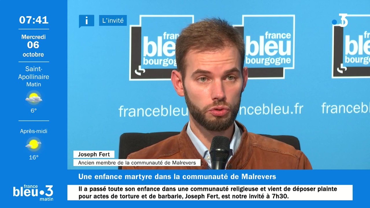 Joseph Fert, ancien membre d'une communauté religieuse de Haute-Loire, vient de déposer plainte pour actes de tortures et de barbarie