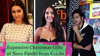 Nora Fatehi Expensive Christmas Gifts From Bollywood Stars