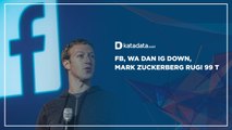 Facebook, WhatsApp dan Instagram Down, Mark Zuckerberg Rugi 99 T | Katadata Indonesia