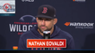 Nathan Eovaldi Frustrated But Understands Why Alex Cora Pulled Him Early | AL Wild-Card 10-6