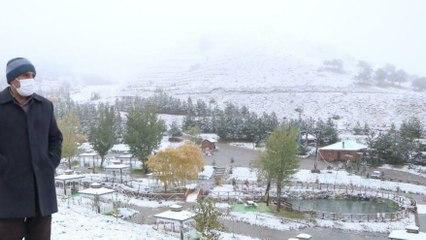 Palandöken beyaza büründü