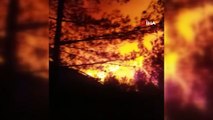 Muğla'da gece başlayan orman yangınını söndürme çalışmaları devam ediyor