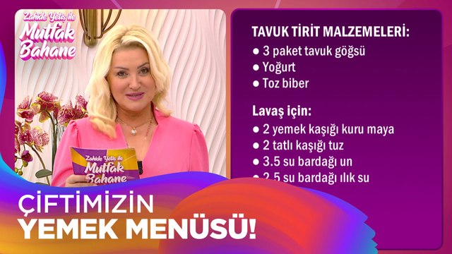 Çiftimizin yemek menüsü! - Zahide Yetiş ile Mutfak Bahane 6 Ekim 2021