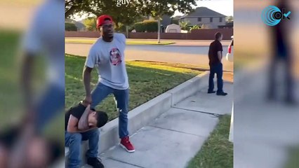 Un luchador de la UFC persigue a un ladrón, le da caza y lo retiene así