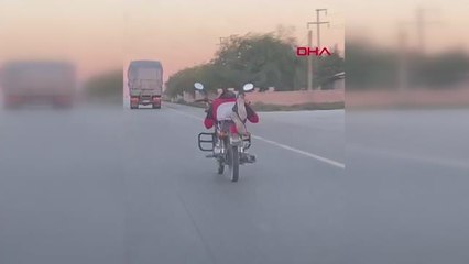 MOTOSİKLET SÜRÜCÜSÜNÜN TEHLİKELİ YOLCULUĞU