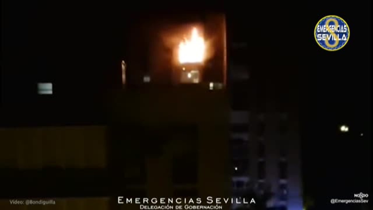 Muere un hombre en el incendio de su vivienda en Sevilla