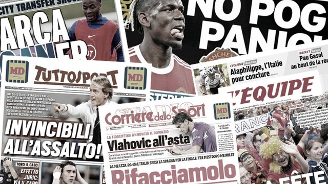 Les retrouvailles tendues de Gianluigi Donnarumma avec Milan, Manchester United change son fusil d'épaule dans le dossier Paul Pogba