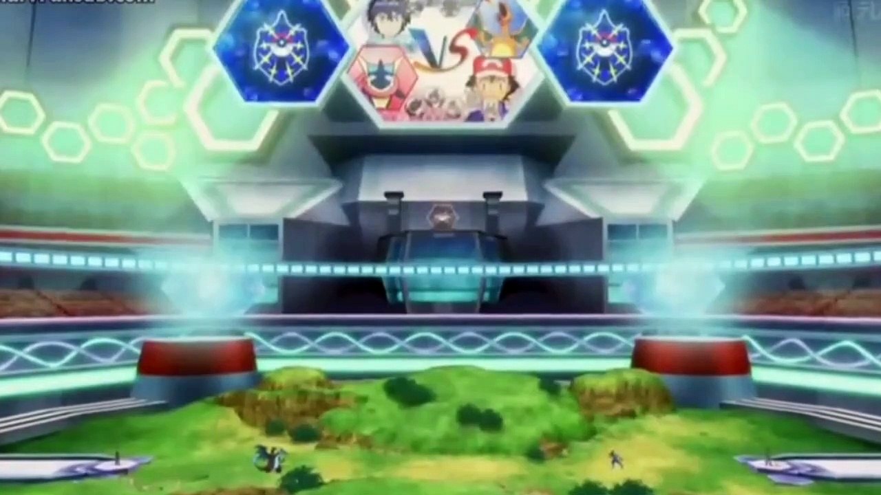 Ash Greninja vs Alain Mega Charizard Full Battle AMV- Impossible