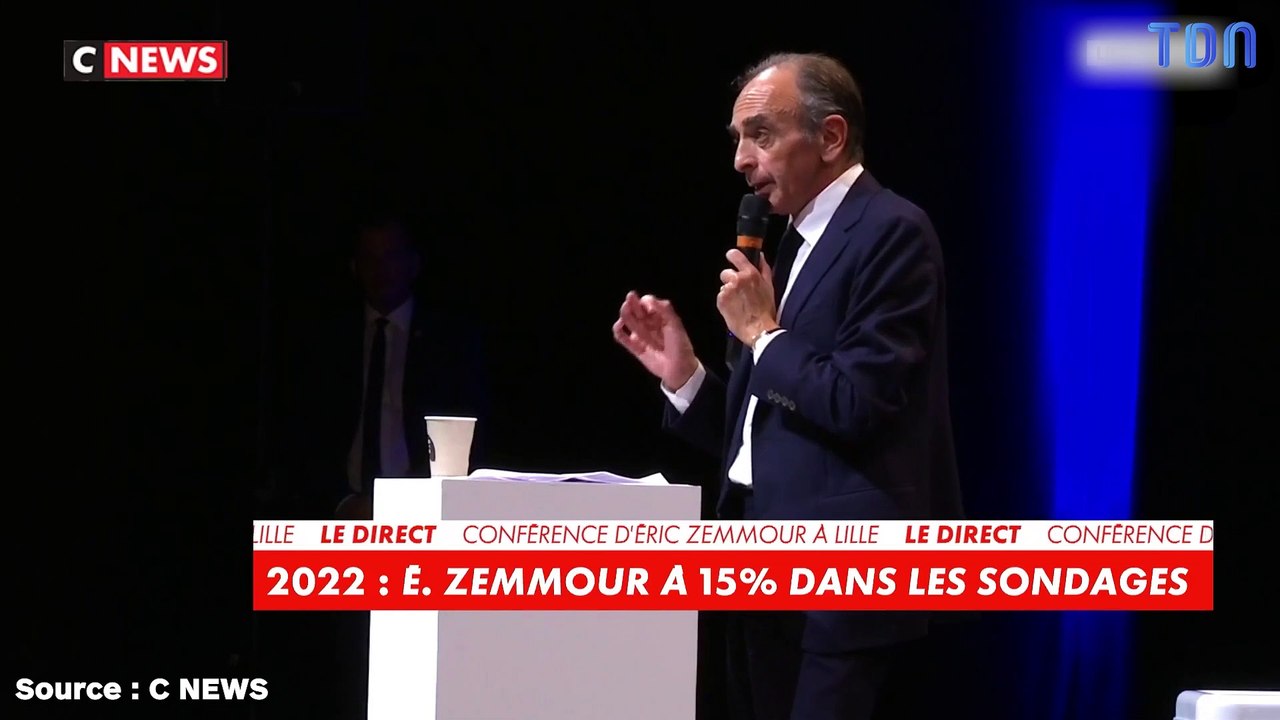«IL FAUT ARRÊTER L'IMMIGRATION ILLÉGALE ET LÉGALE», LANCE ERIC ZEMMOUR DEPUIS LILLE