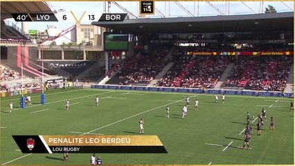 TOP 14 - Résumé LOU Rugby-Union Bordeaux-Bègles: 15-20 - J05 - Saison 2021/2022
