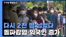 사흘 만에 다시 2천 명대...