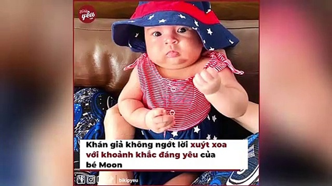 Bé Moon - Con gái Võ Hạ Trâm ở nhà với mẹ thì mặt quạu nhưng khi sang ngoại chơi lại tươi hết cỡ