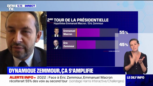 Sébastien Chenu, porte-parole du Rassemblement National: Il faut garder la tête froide (...) les instituts de sondage nous ont beaucoup enterrés