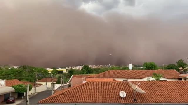 Ciudades brasileñas cubiertas por la arena