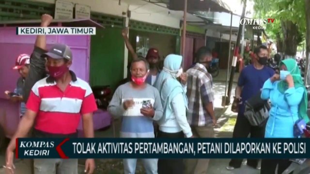 Tolak Aktivitas Tambang, Petani Di Kediri Justru Dilaporkan Ke Polisi