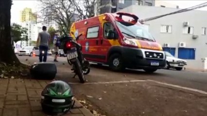 Mais uma colisão em cruzamento com semáforo é registrada no Centro