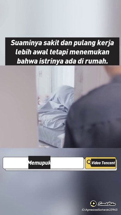 Suami sakit pulang kerja, istri enak enakan