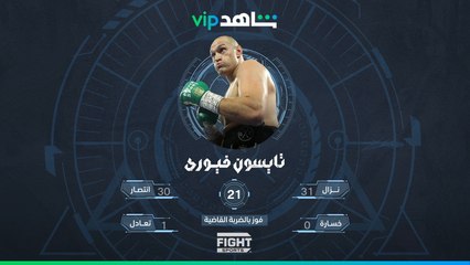 تايسون فيوري في أرقام   ⚡ لا يفوتكم النزال الثالث بين تايسون فيوري وديونتاي وايلدر في بث مباشر يوم 10 أكتوبر على #ShahidVIP