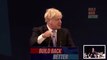 Boris Johnson at the Conservative Party Conference - 