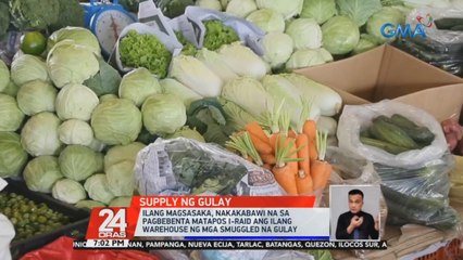 SINAG: Posibleng may sabwatan sa pagitan ng Customs at ilang ahensya kaya nakakalusot ang mga smuggled na gulay | 24 Oras