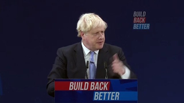 Boris Johnson says the woke want to rewrite national stories at the Conservative Party Conference 2021 speech