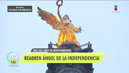 Reabren el Ángel de la Independencia tras restauración