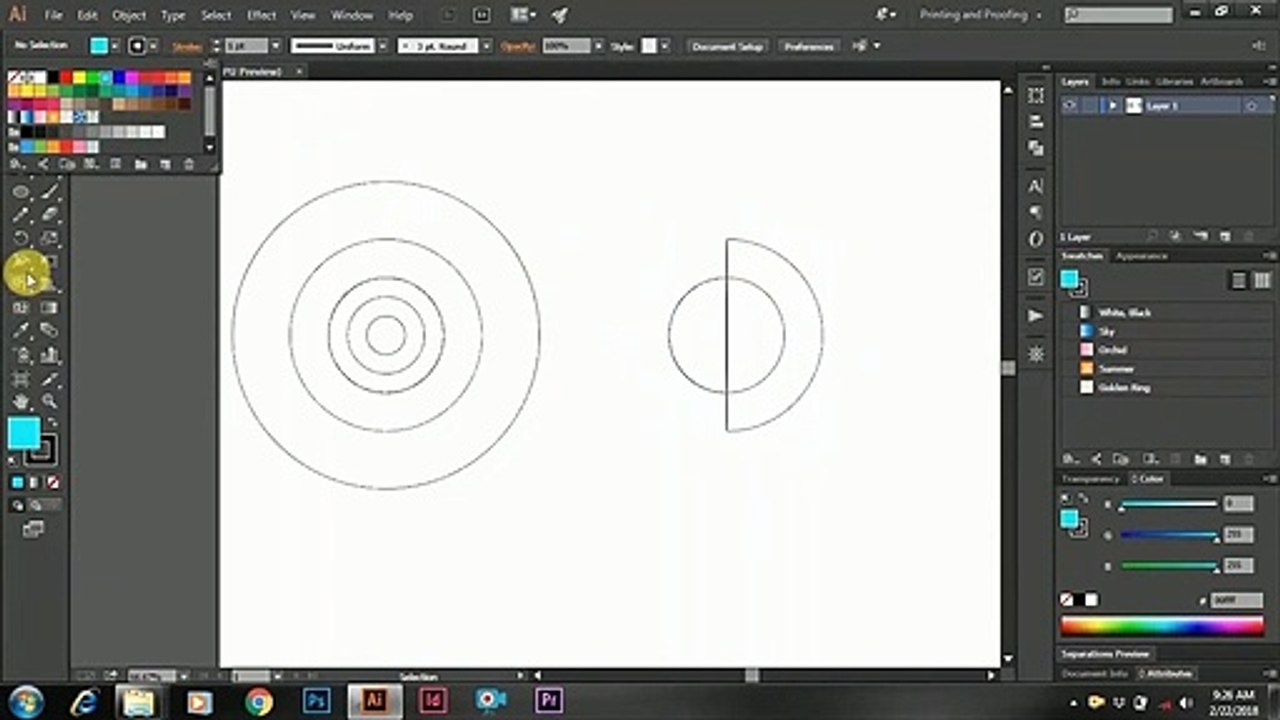 How to design a logo with golden Ratio Tutorial