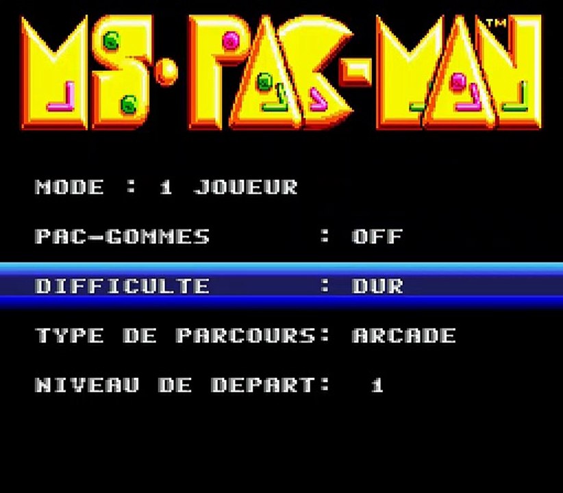 Ms. Pac-Man online multiplayer - snes