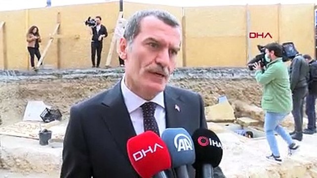 Zeytinburnu'ndaki kazı çalışmalarında 'Sandık tipi mezar' ve 'Lahit mezar' bulundu