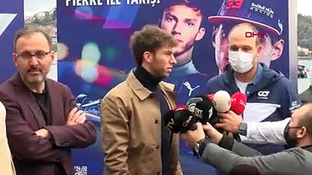 Bakan Kasapoğlu, AlphaTauri pilotu Pierre Gasly ile bir araya geldi
