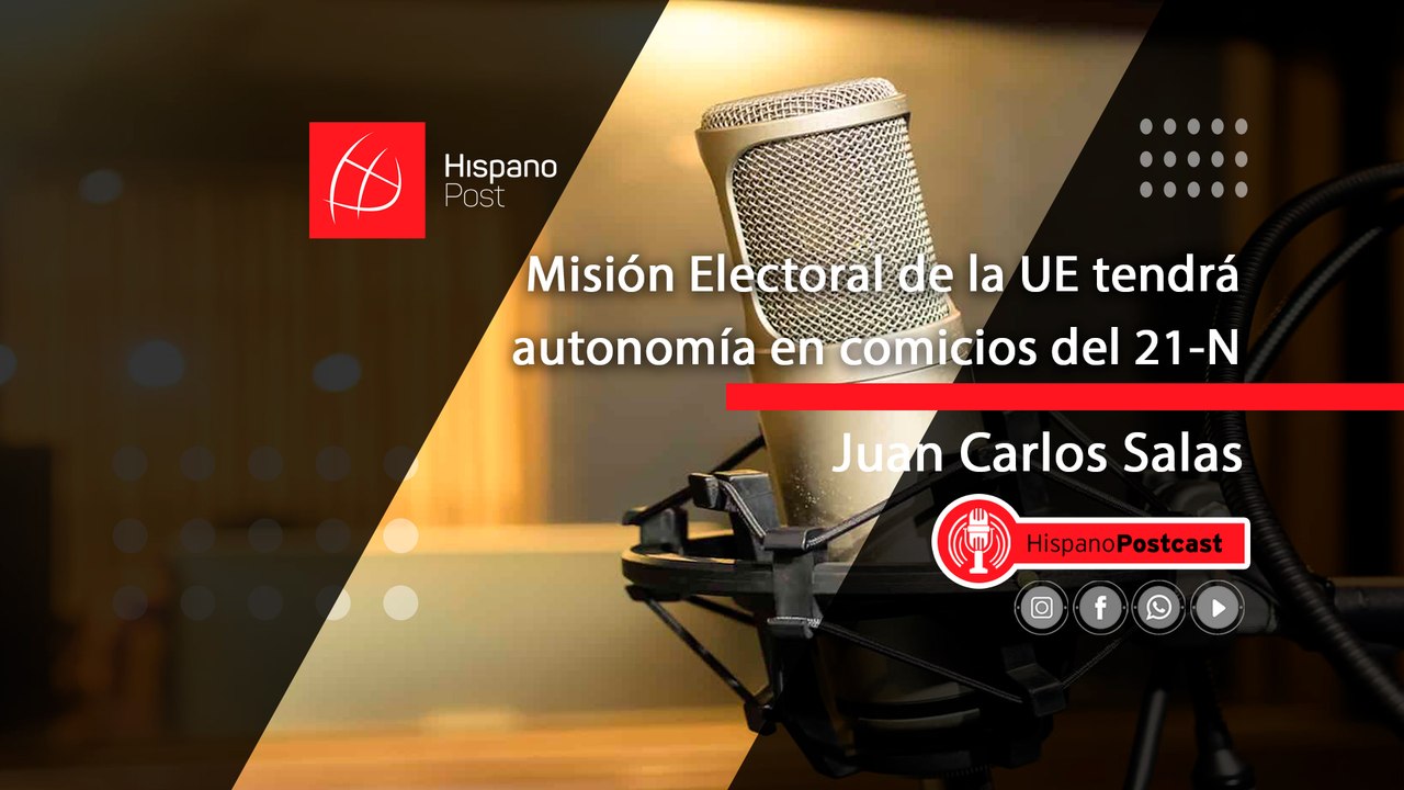 Juan Carlos Salas: Misión Electoral de la UE tendrá autonomía en comicios del 21-N horizontal