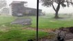Hurricane Ida's Strong Winds Flipping an 18-Wheeler Trailer