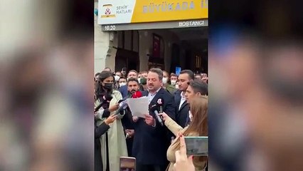 TÜGVA Başkanı "Mahkeme kararını gösterebilir misiniz?" demişti; CHP'li Kaftancıoğlu: Adalar İskelesi ile ilgili tahliye kararı elimde