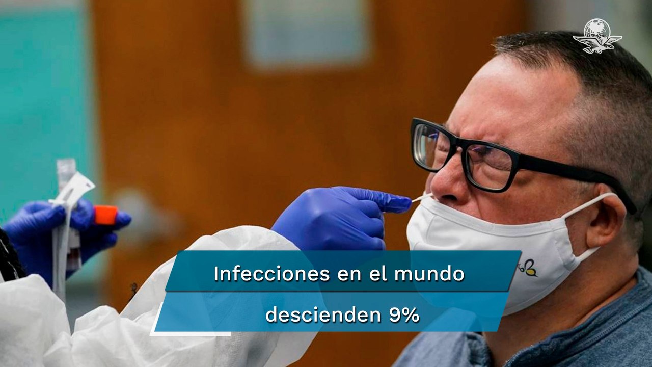 OMS reporta caída en casos de Covid-19 en el mundo en la última semana
