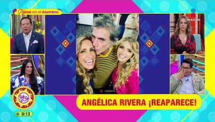 Angélica Rivera captada en un concierto de Alejandro Fernández