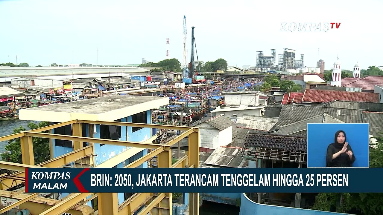 BRIN Prediksi 25 Persen Kawasan Jakarta Akan Tenggelam di Tahun 2050