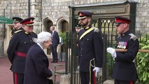 Queen jokes with Canadian officer over his array of medals