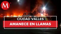 Autoridades de San Luis Potosí reportan 18 autobuses incendiados