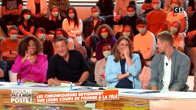 Benjamin Castaldi raconte son coup de foudre pour Flavie Flament sur le plateau de Touche pas à mon poste .
