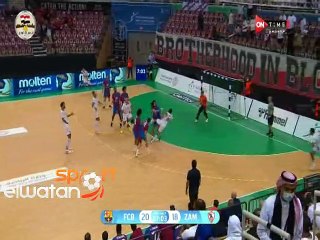 ملخص الشوط الثانى الزمالك - برشلونة